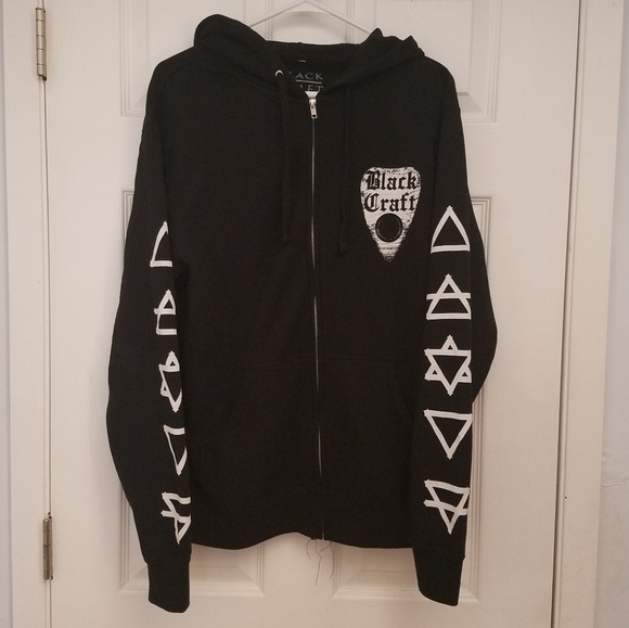 Blackcraft Cult Tops - Blackcraft Cult Ouija planchette hoodie gothic